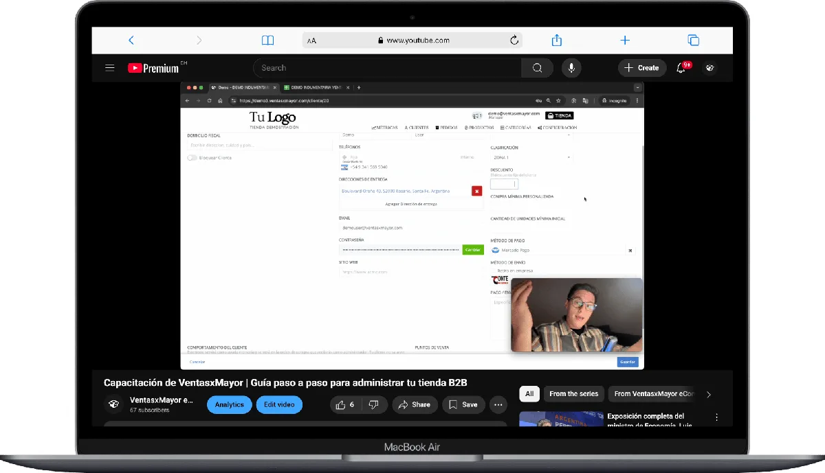 Capacitacion youtube ventasxmayor.com.uy