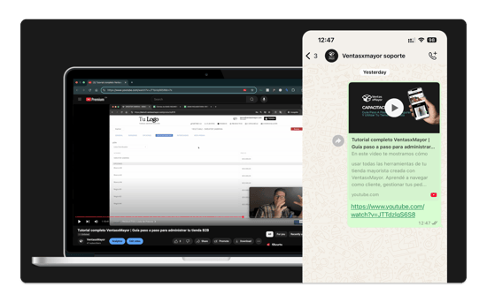 capacitacion guiada y soporte