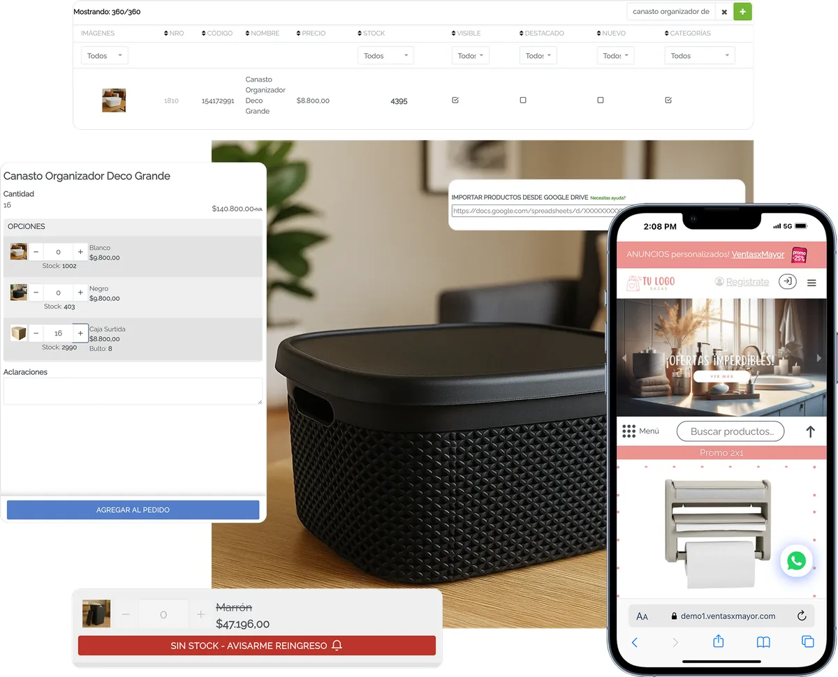 funciones para negocios de bazar y deco ventasxmayor.com.uy